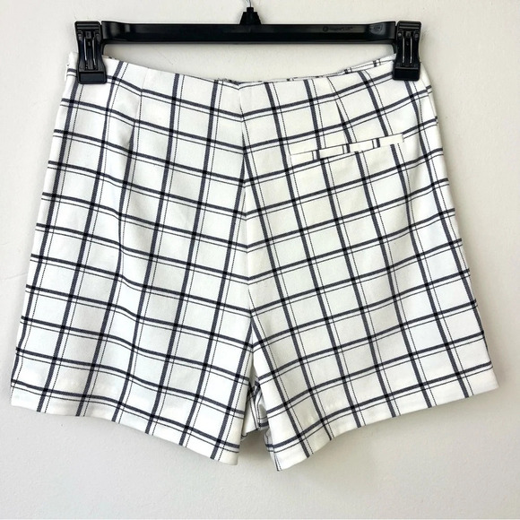 Zara Plaid Button School Girl Preppy Mini Skort - Picture 5 of 5